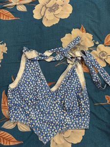 Floral Tie Top
