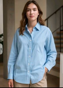 Classic Blue Striped Shirt 👔 ✨