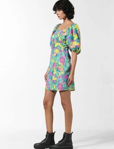Tropical Print Dress