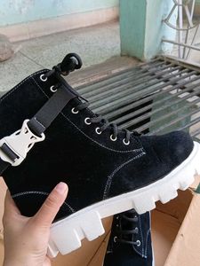 Ankle Length Black Boots