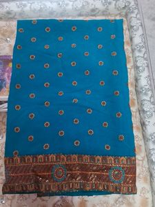 Beautiful Elegant Heavy Partywear Saree