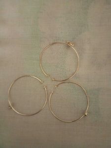 Gold Plated Celestial Bangle Set
