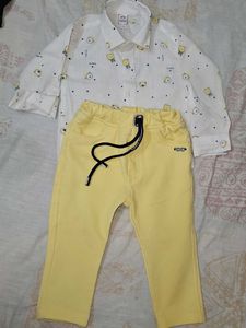 Cute Bear Print Shirt