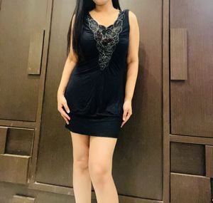 Black Beautiful Work Detailing Dress
