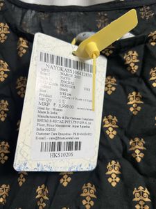 Elegant Black Printed Kurta Set