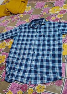 Men Checked  Shirt Xl Size
