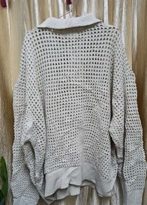 The Off-white Crochet Sweater
