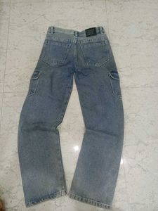 y2k relaxed/straight fit Cargo Jeans