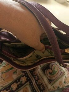 Burgundy Handbag