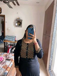 Elegant Black Kurti