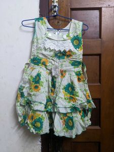 Cute Floral Girls Dress