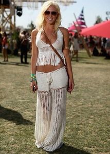 Crochet Fringe Halter Top