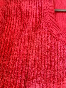 Maroon Half Sweater For Men