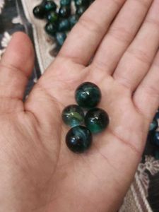Green-Blue Agate Stone Beads