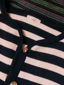 Striped Knit Cardigan