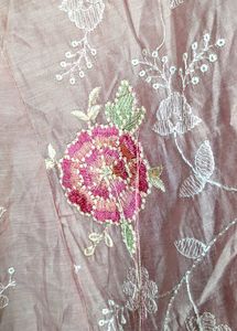 Long Skirt Fully Embroided Pink Color New