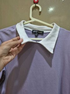 Cute Lavender Polo Top