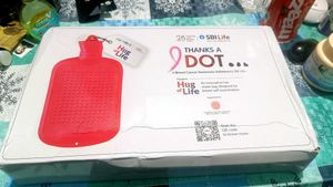 Red Rubber Hot Water Bottle