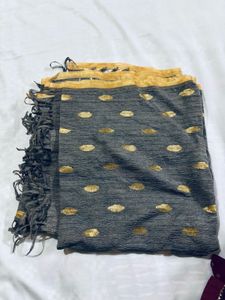 Gray Embroidered Kurta Set