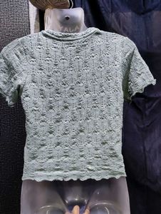 Mint green Solid top