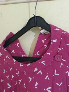 Printed Pink Dress