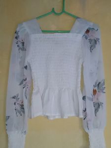 New White Korian Top