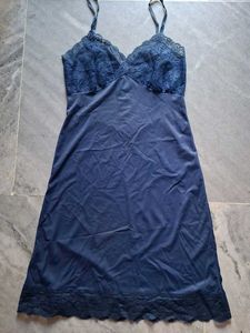 Blue Lace Cami Slip