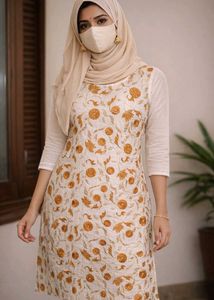 Elegant Embroidered Kurta with salwar without scar