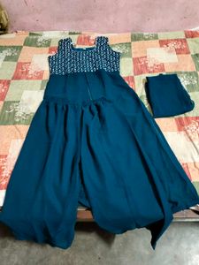 Teal Palazzo Pant Suit