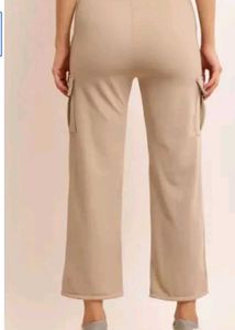 Beige Cargo Pants