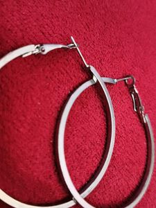Silver Hoop Earrings