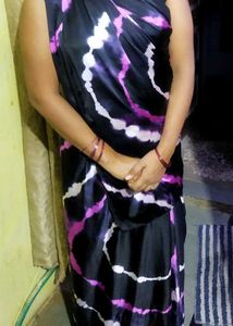 satin Elegant Printed Saree