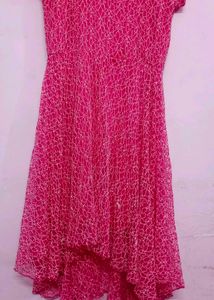 Beautiful High Low Net Dress