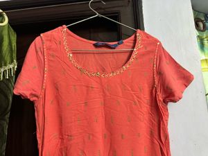 Peach Kurta For Sale🎉