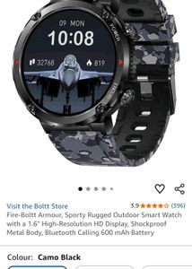 Fire-Boltt Armour, Sporty Rugged OutdoorSmartWatch