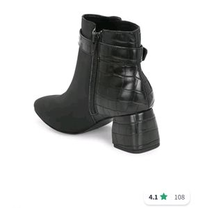 El Paso Onyx Suede Leather Boot