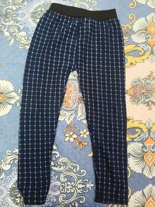 Blue woollen Fleece legging for 4-6 years Girl