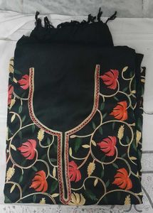 Embroidered Black Shalwar Kameez