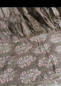 Vintage Brown Floral Print Bottom