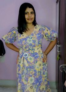 Floral Print Midi Dress