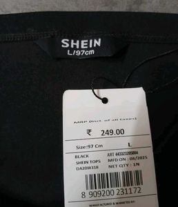 Strapless Typographic Print Short Tube Fitted Top