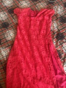 Netted Kurti-see Through Sleeve