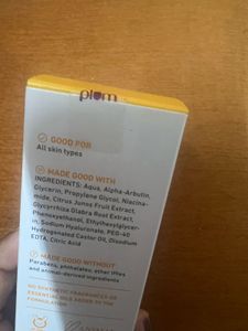 Sealed Plum Alpha Arbutin N  Hyaluronic Acid Serum