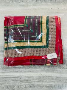 NEW RED NET SAREE
