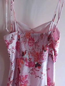 Floral noodle strap Dress