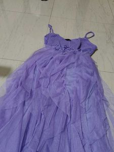 Lavender Dress (Free Size)