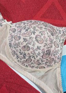 Floral Print Comfort Bra