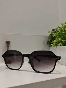 Black Hexagon Sunglasses