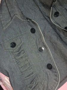 Aesthetic Charcoal Jacket Women