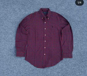 Ralph Lauren Blue Redplqid Shirt